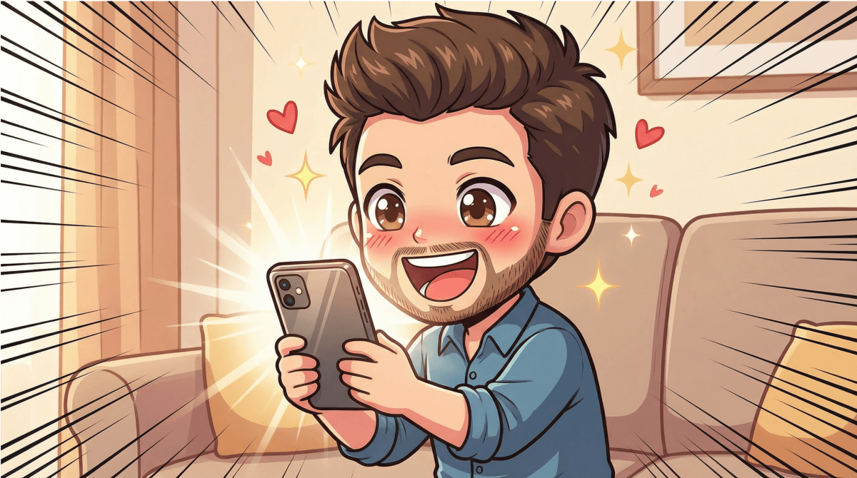 「サンプル動画でフィニッシュ」という選択